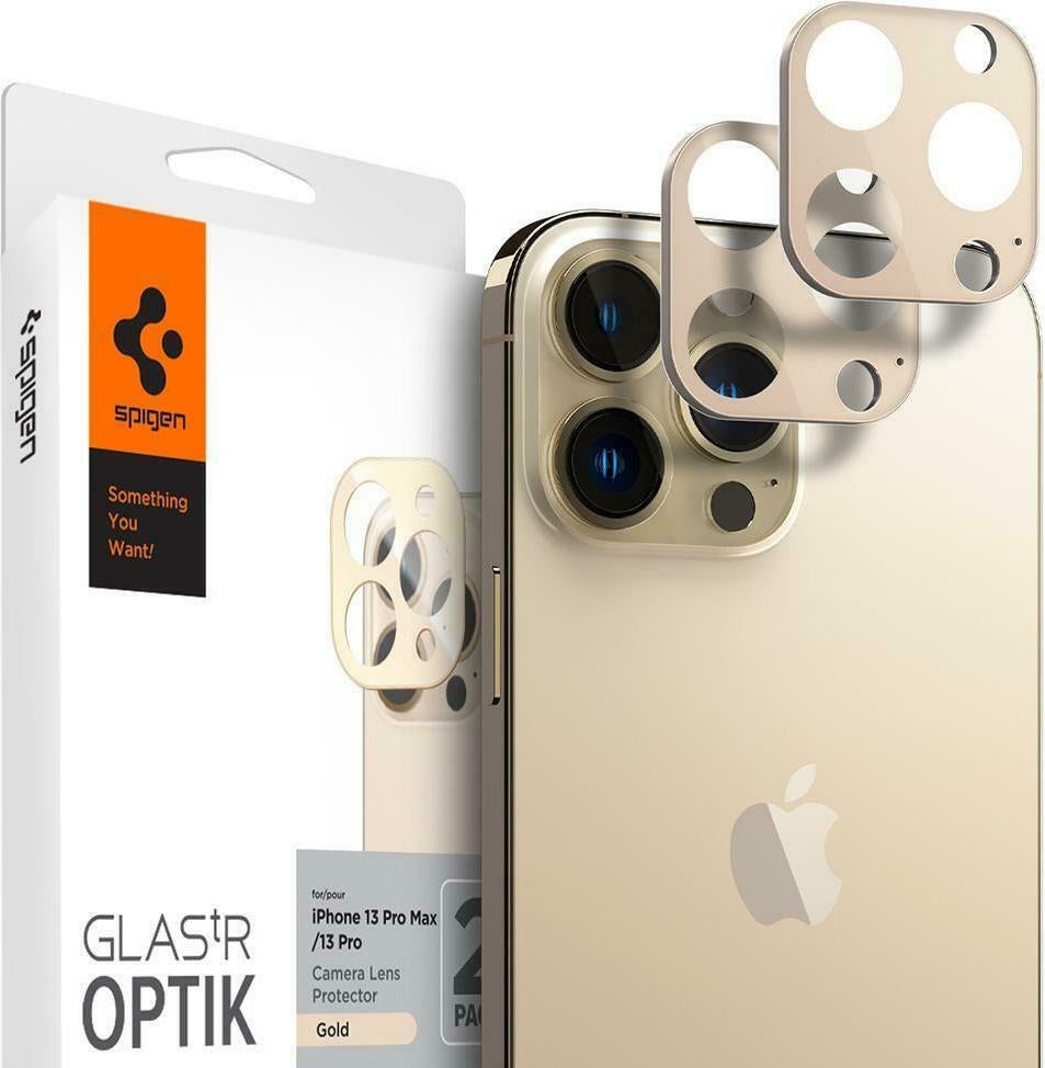 Spigen GLAS.tR OPTIK Camera Lens Protector - Αντιχαρακτικό Προστατευτικό Γυαλί για Φακό Κάμερας Apple iPhone 13 Pro / 13 Pro 