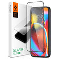 Spigen GLAS.tR Slim HD - Αντιχαρακτικό Fullface Γυάλινο Tempered Glass - Apple iPhone 17e / 16e / 14 / 13 / 13 Pro - Black (A