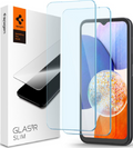 Spigen GLAS.tR Slim Premium Tempered Glass - Αντιχαρακτικό Γυαλί Οθόνης Samsung Galaxy A14 - Clear - 2 Τεμάχια (AGL05971)