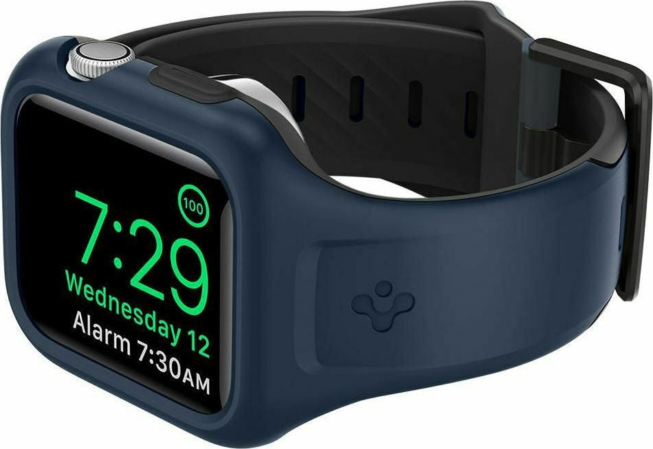 Spigen Liquid Air Pro Θήκη Σιλικόνης Apple Watch SE/6/5/4 (44mm) - Blue (ACS02225)