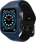 Spigen Liquid Air Pro Θήκη Σιλικόνης Apple Watch SE/6/5/4 (44mm) - Blue (ACS02225)