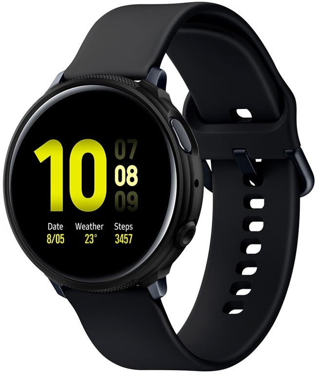 Spigen Liquid Air - Θήκη Σιλικόνης Samsung Galaxy Watch Active 2 40mm - Matte Black (ACS00218)