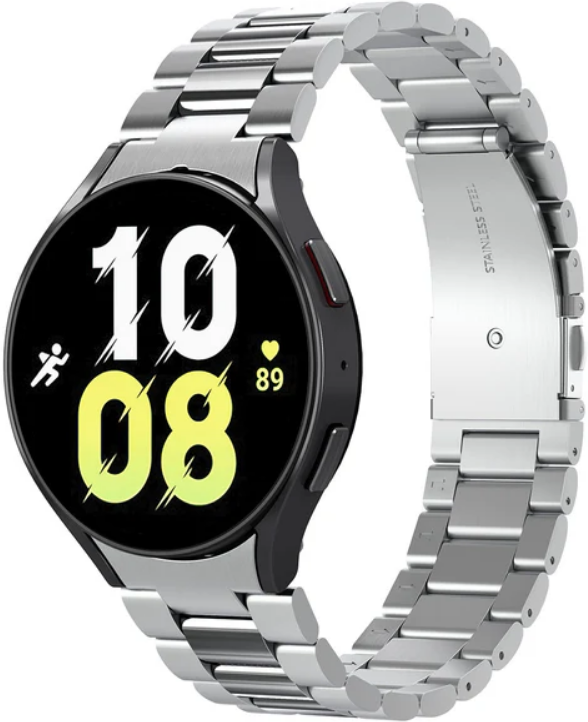 Spigen Modern Fit 316L - Λουράκι από Premium Ανοξείδωτο Ατσάλι - Samsung Galaxy Watch 6 44mm - Silver (AMP06498)