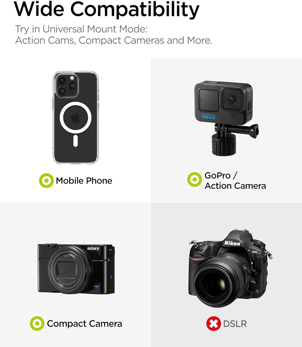 Spigen S560W Bluetooth Selfie Stick Tripod - Ασύρματο Bluetooth Selfie Stick και Τρίποδο με Τηλεχειριστήριο - Black (AMP05813