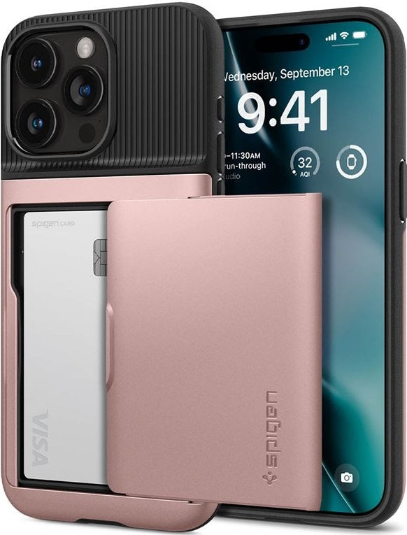 Spigen Slim Armor CS Θήκη Apple iPhone 15 Pro - Rose Gold (ACS06729)