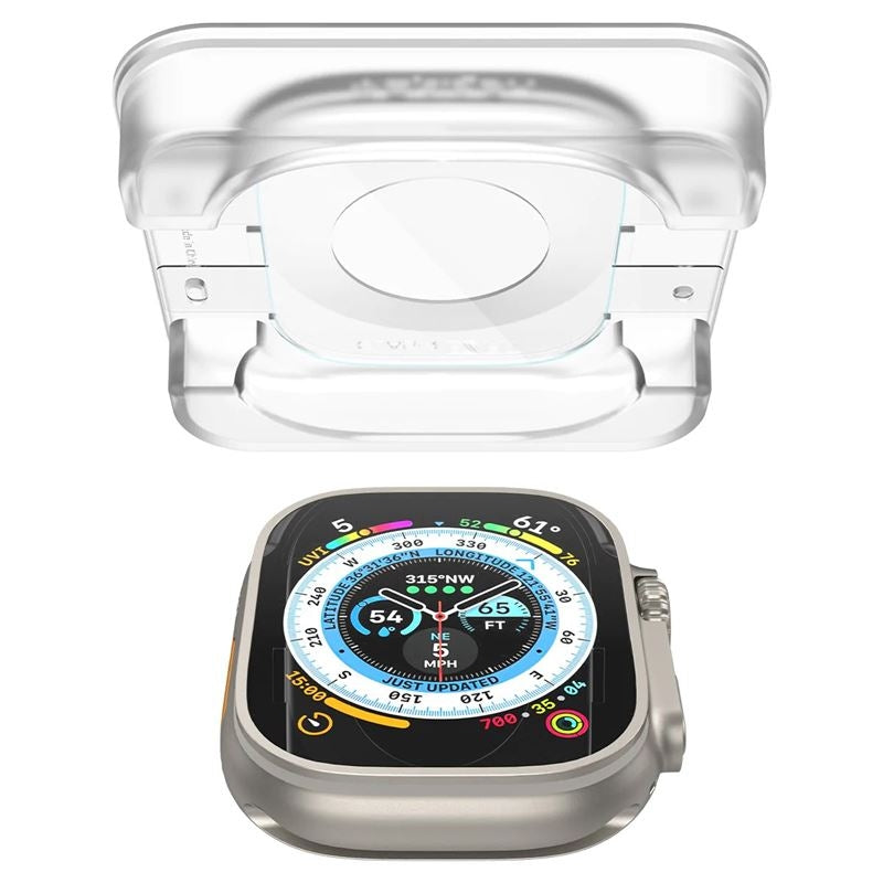 Spigen Tempered Glass GLAS.tR EZ Fit - Αντιχαρακτικό Γυαλί Οθόνης Apple Watch Ultra 4 / Ultra 3 / Ultra 2 / Ultra 1 49mm - 2 