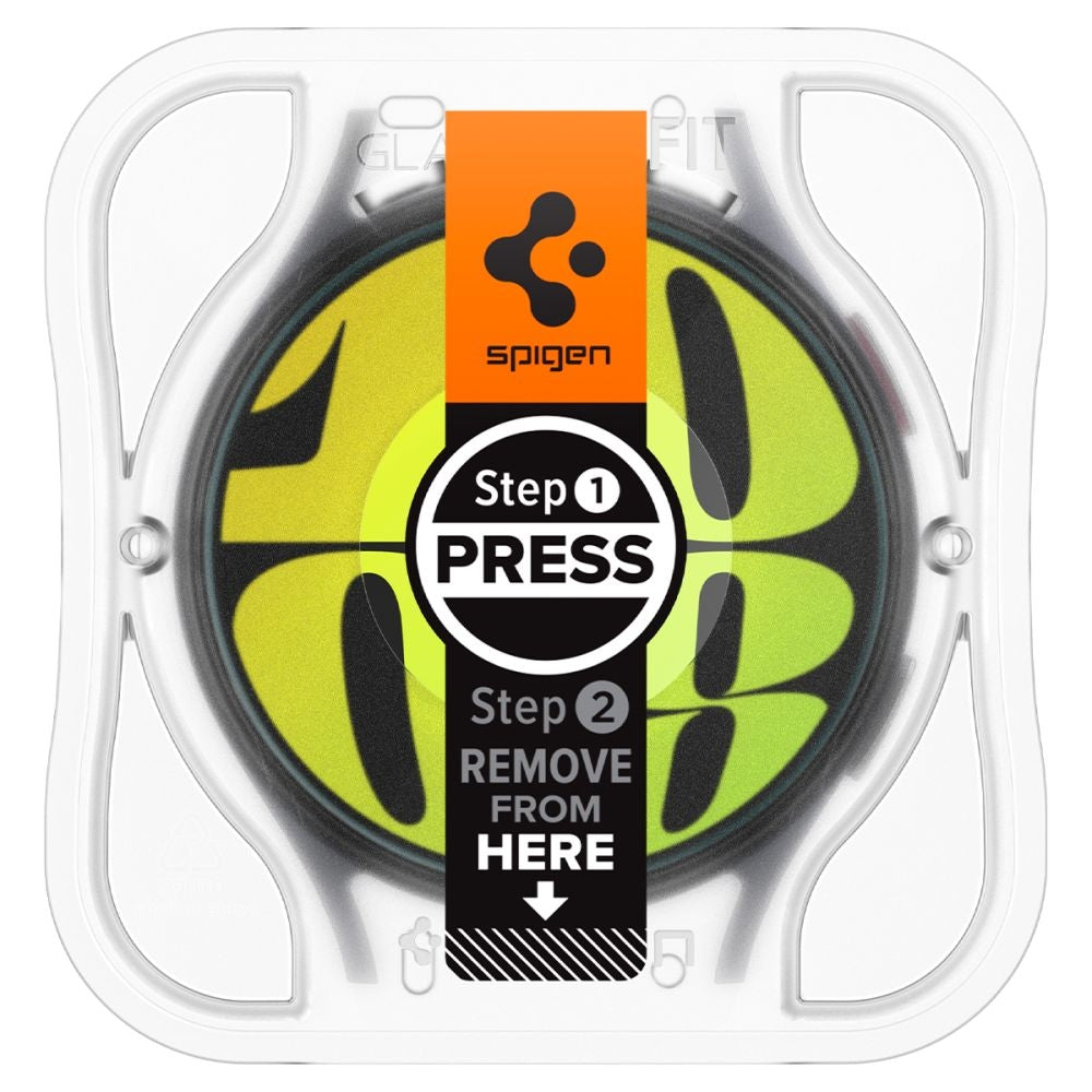 Spigen Tempered Glass GLAS.tR EZ Fit - Αντιχαρακτικό Γυαλί Οθόνης Samsung Galaxy Watch 7 44mm - 2 Τεμάχια (AGL08493)