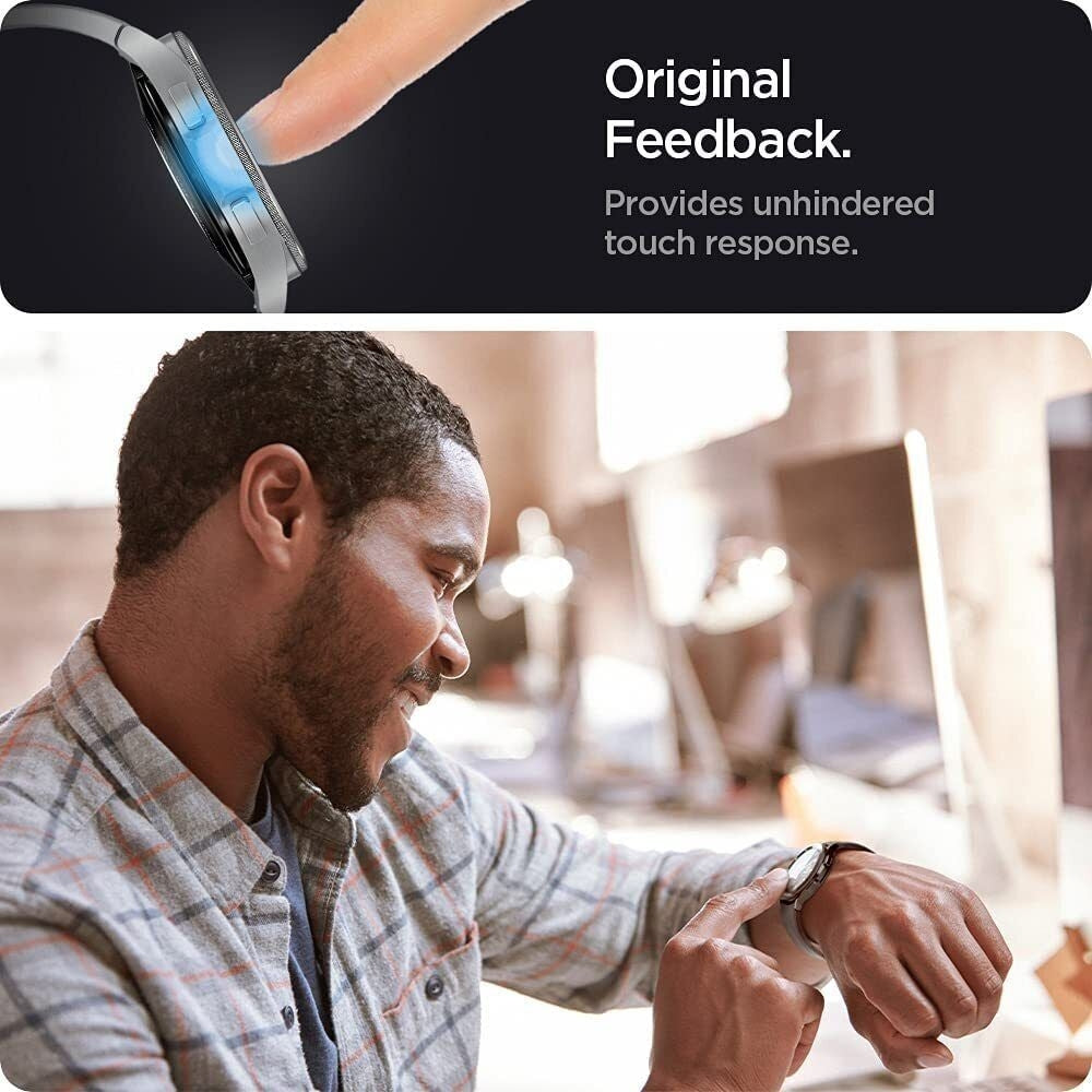Spigen Tempered Glass GLAS.tR Slim HD - Αντιχαρακτικό Γυαλί Οθόνης Samsung Galaxy Watch Classic 4 42mm / Watch 3 41mm - Clear