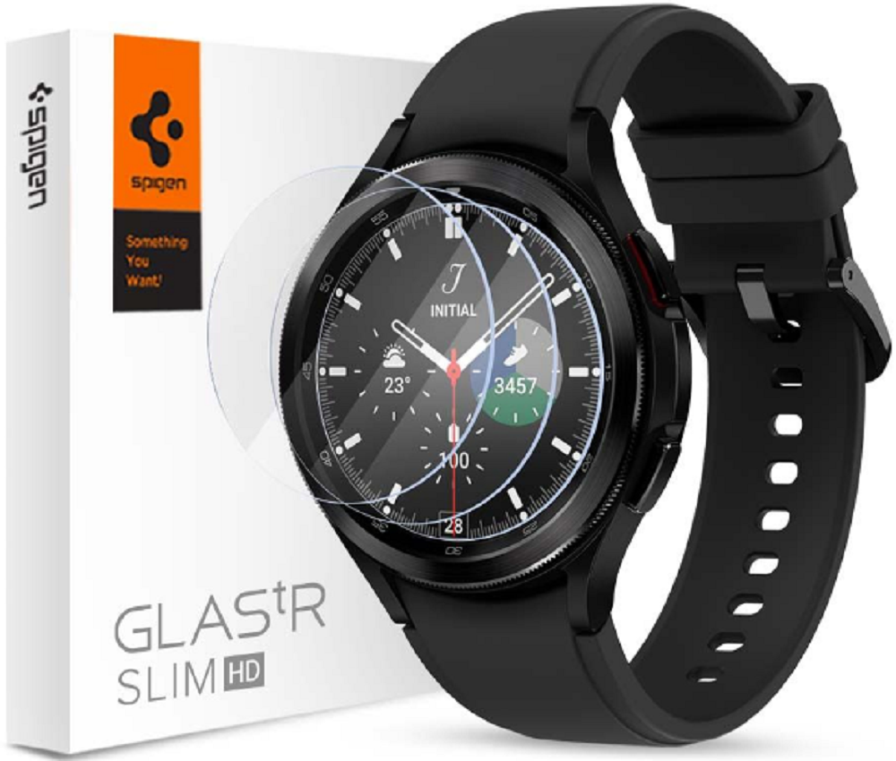 Spigen Tempered Glass GLAS.tR Slim HD - Αντιχαρακτικό Γυαλί Οθόνης Samsung Galaxy Watch Classic 4 42mm / Watch 3 41mm - Clear