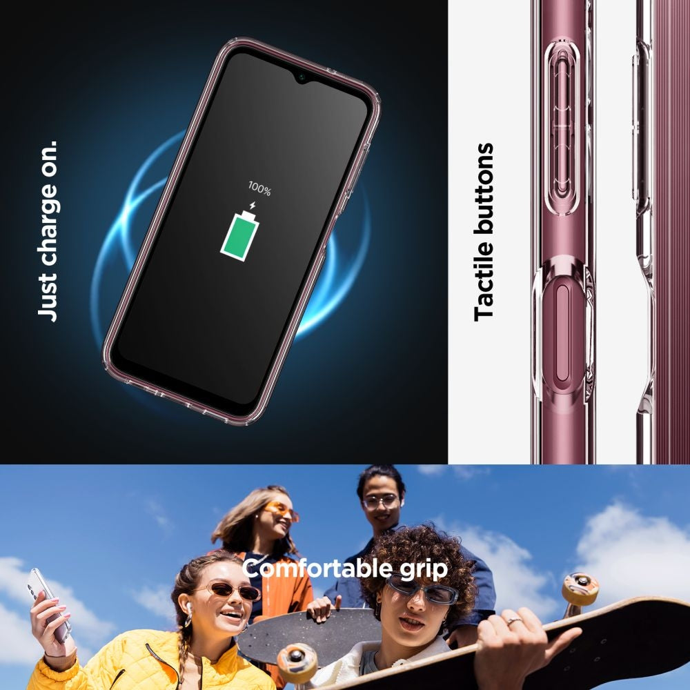 Spigen Ultra Hybrid Θήκη Samsung Galaxy A14 - Crystal Clear (ACS05975)