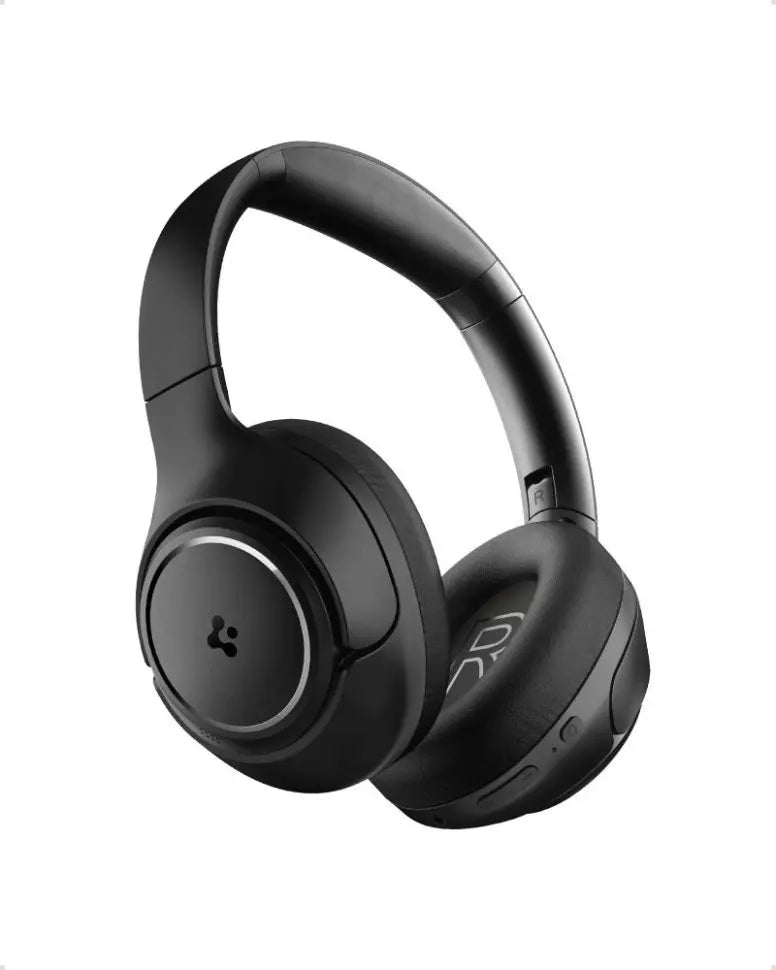 Spigen SA2403 Ασύρματα / Ενσύρματα Over Ear Ακουστικά Bluetooth 5.4 ANC Μαύρα