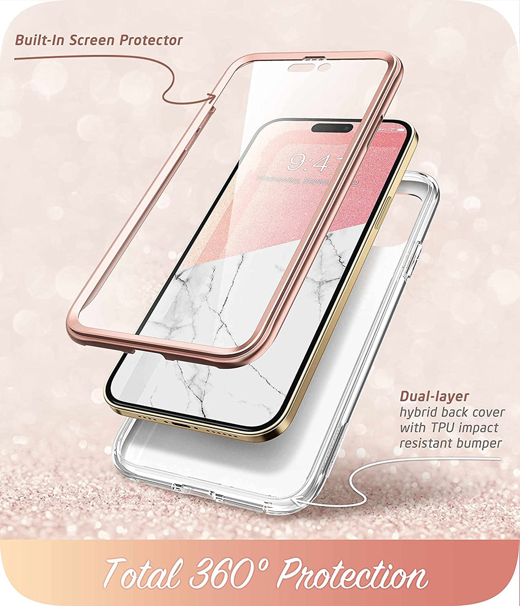 Supcase i-Blason Ανθεκτική Θήκη Cosmo Apple iPhone 14 Pro - Marble (843439119161)