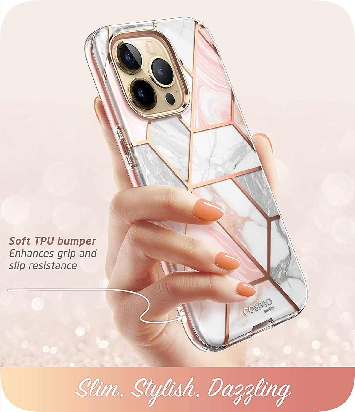 Supcase i-Blason Ανθεκτική Θήκη Cosmo Apple iPhone 14 Pro - Marble (843439119161)