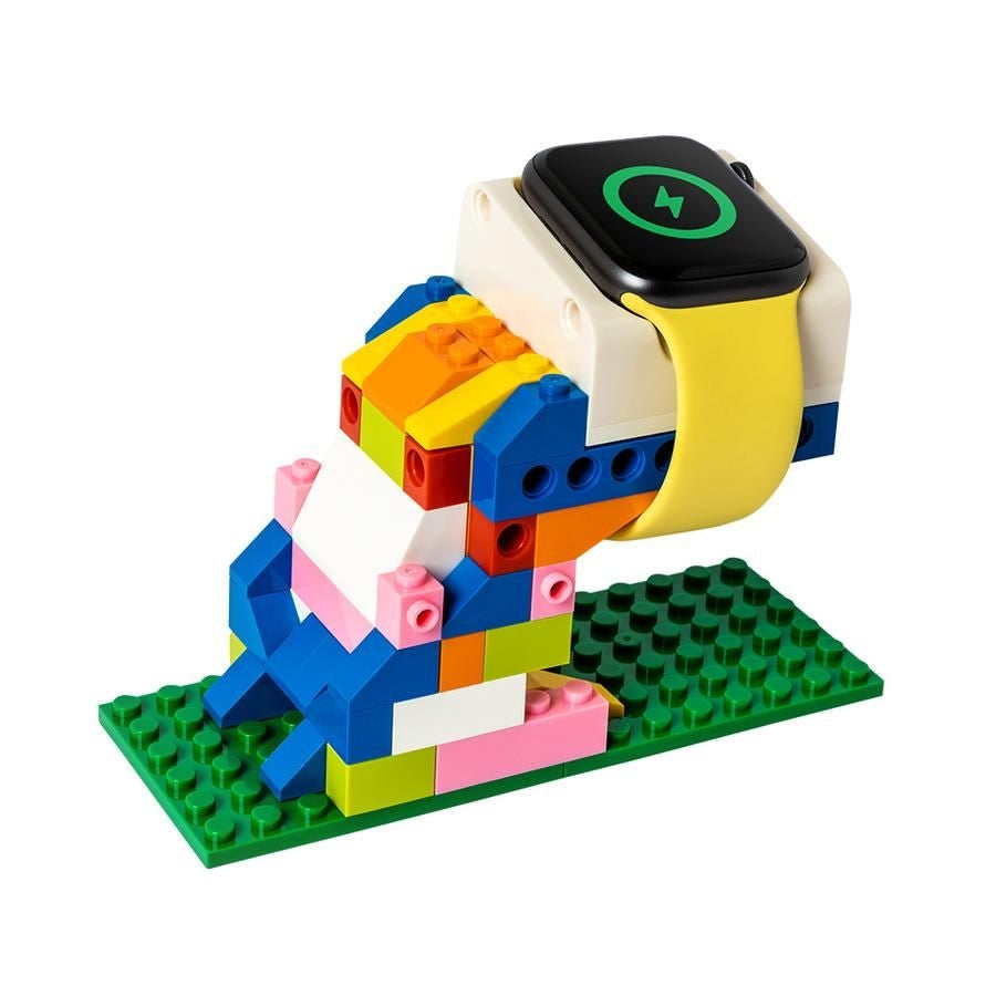 SwitchEasy Blocks Charging Stand - Dock Φόρτισης για Apple Watch / iPhone με 92 Πολύχρωμα Τουβλάκια - White (GS-107-142-12)