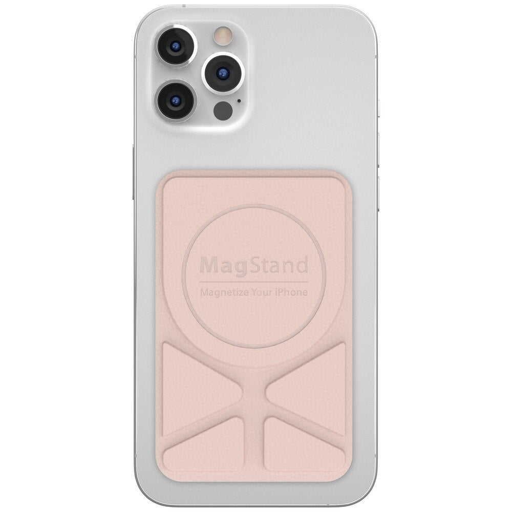 SwitchEasy MagStand - Μαγνητική Αυτοκόλλητη Βάση MagSafe για iPhone - Pink Sand (GS-103-158-221-140)
