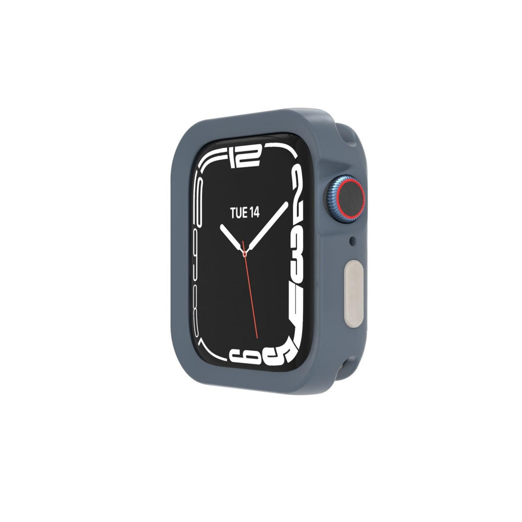 SwitchEasy Colors - Θήκη Σιλικόνης Apple Watch SE/9/8/7/6/5/4 (45/44mm) με 4 Καλύμματα για το Πλαϊνό Κουμπί - Abyss Blue (GS-