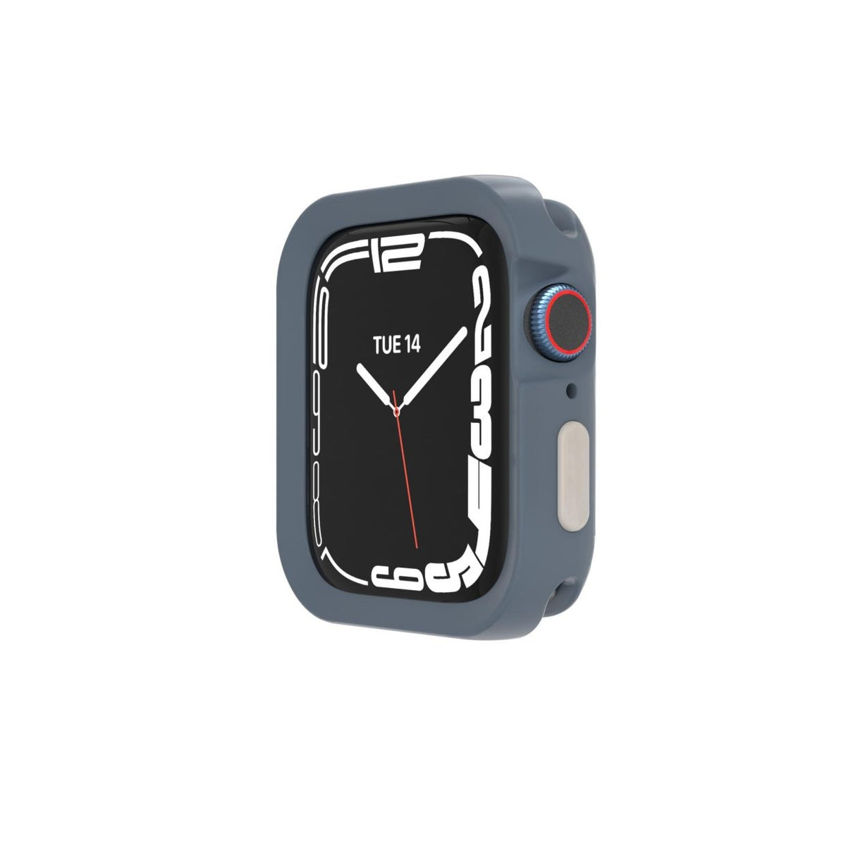 SwitchEasy Colors - Θήκη Σιλικόνης Apple Watch SE/9/8/7/6/5/4 (45/44mm) με 4 Καλύμματα για το Πλαϊνό Κουμπί - Abyss Blue (GS-