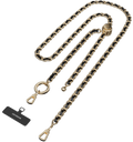 SwitchEasy MagEasy Leather Chain Strap Classic & Strap Card - Μεταλλικό Αποσπώμενο Λουράκι Λαιμού για Θήκες Κινητών iPhone - 