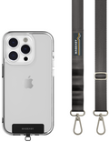 SwitchEasy MagEasy Sling Strap & Strap Card 20mm - Αποσπώμενο Λουράκι Λαιμού για Θήκες Κινητών iPhone - Concrete Gray (MPHIPH
