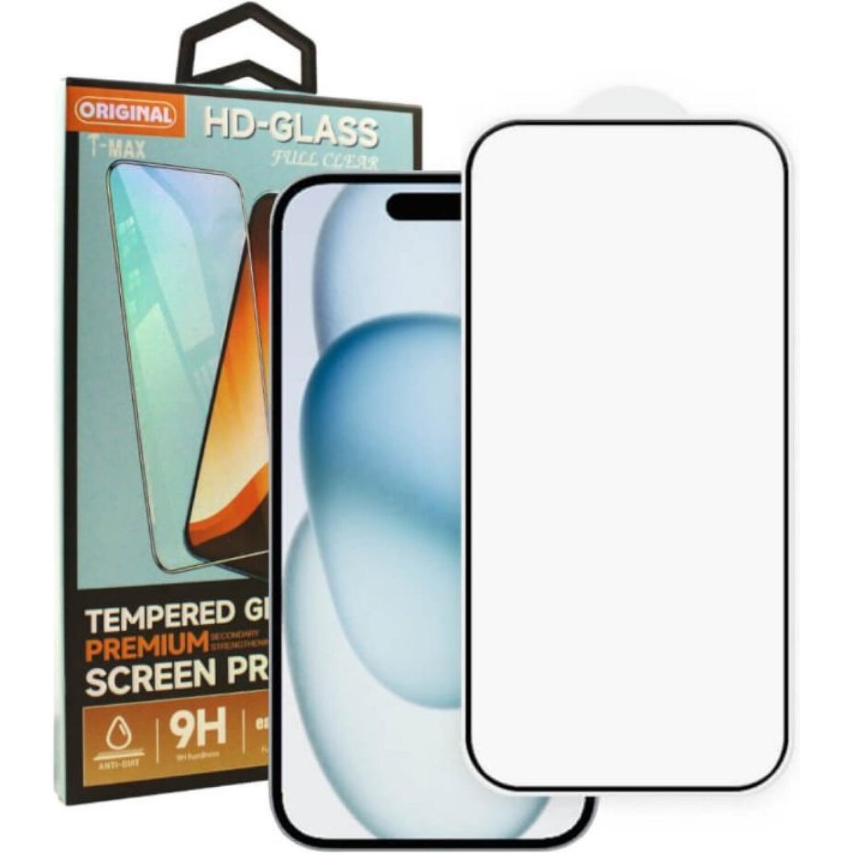 T-Max Premium 3D Tempered Glass Full Glue Fluid Despensing - Αντιχαρακτικό Γυαλί Οθόνης Apple iPhone 15 - Black (520601507459