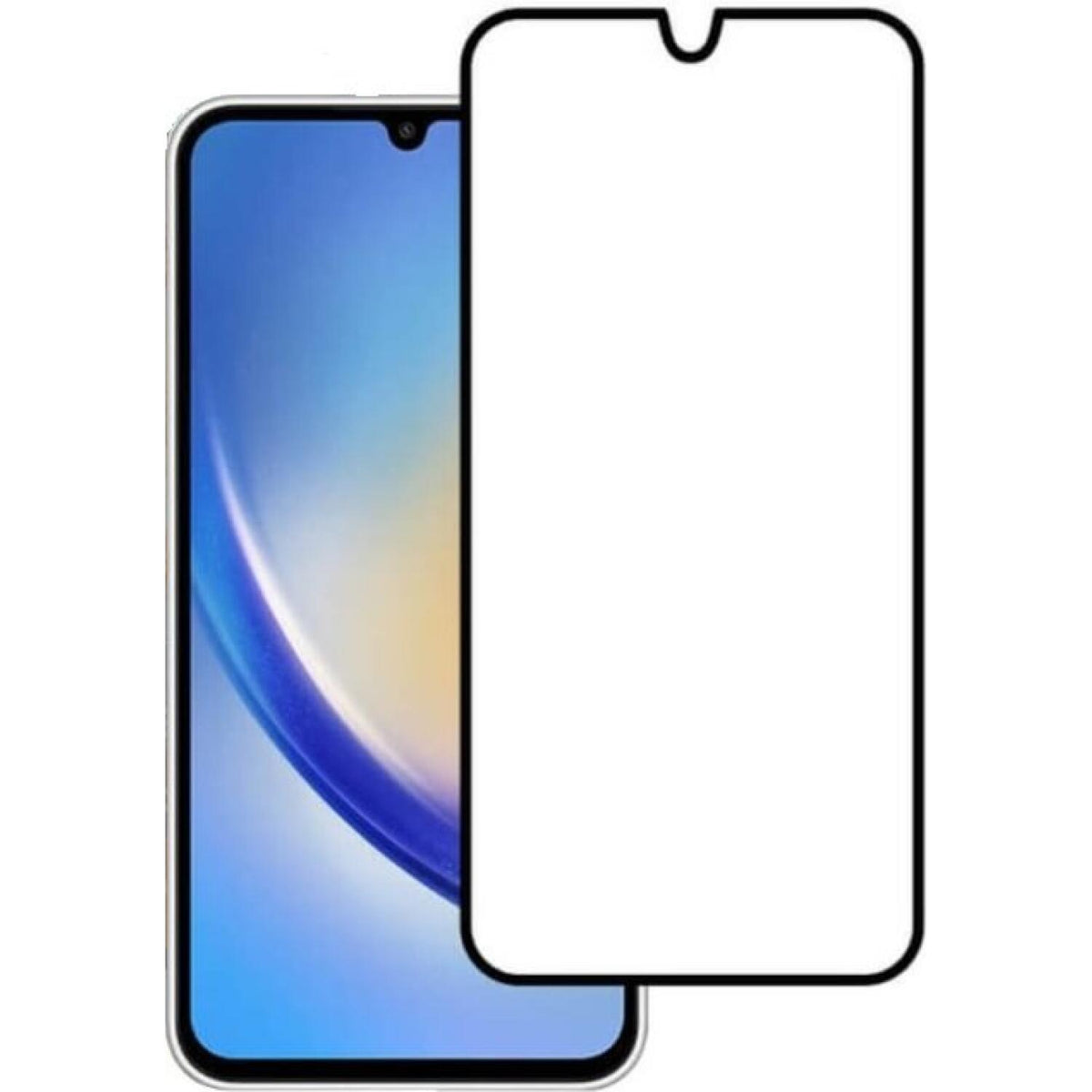 T-Max Premium 3D Tempered Glass Full Glue Fluid Despensing - Αντιχαρακτικό Γυαλί Οθόνης Samsung Galaxy A34 - Black (520601507