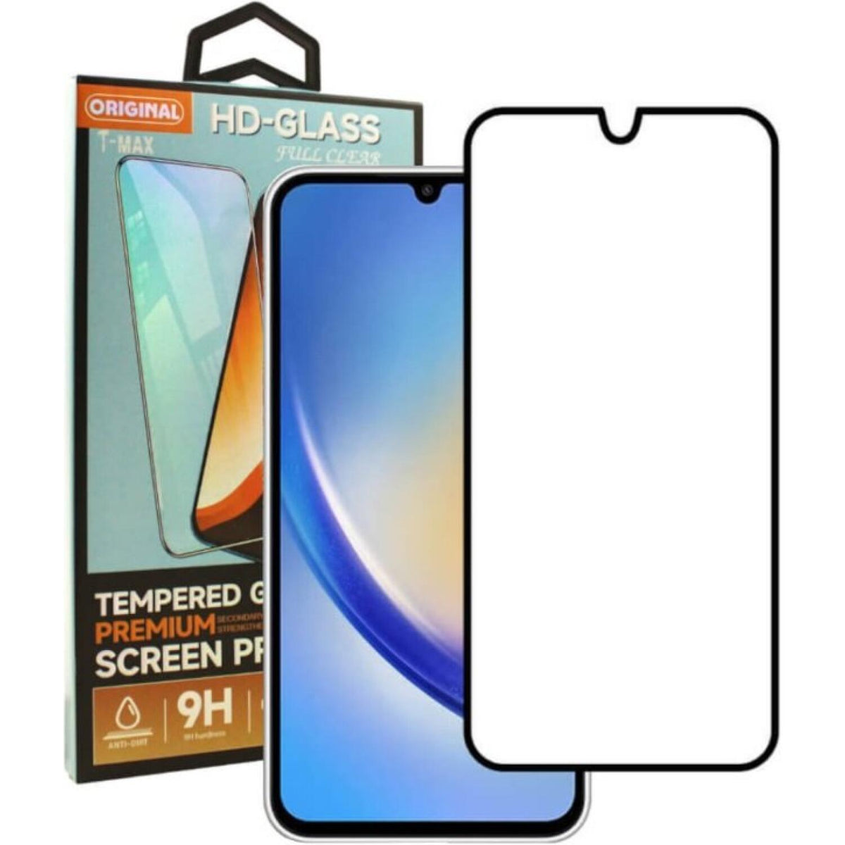 T-Max Premium 3D Tempered Glass Full Glue Fluid Despensing - Αντιχαρακτικό Γυαλί Οθόνης Samsung Galaxy A34 - Black (520601507