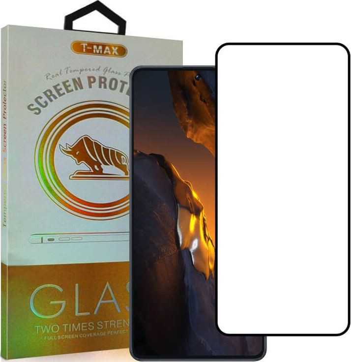 T-Max Premium 3D Tempered Glass Full Glue Fluid Despensing - Αντιχαρακτικό Γυαλί Οθόνης Xiaomi Poco F5 - Black (5206015070464