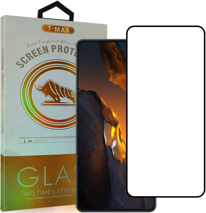 T-Max Premium 3D Tempered Glass Full Glue Fluid Despensing - Αντιχαρακτικό Γυαλί Οθόνης Xiaomi Poco F5 Pro - Black (520601507