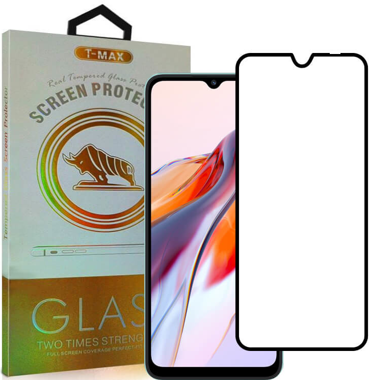 T-Max Premium 3D Tempered Glass Full Glue Fluid Despensing - Αντιχαρακτικό Γυαλί Οθόνης Xiaomi Redmi 12C - Black (52060150704