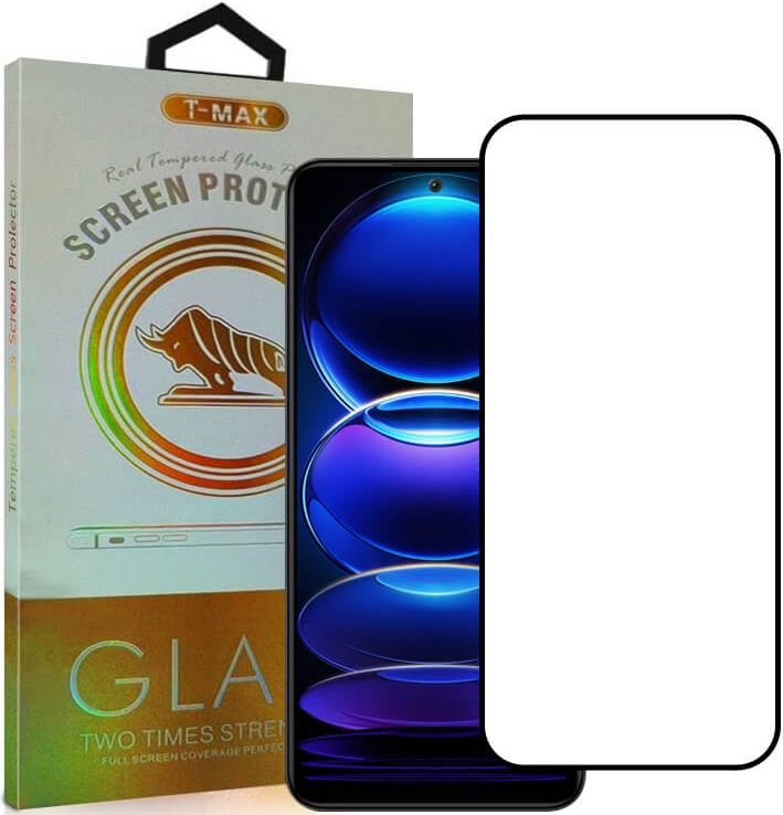 T-Max Premium 3D Tempered Glass Full Glue Fluid Despensing - Αντιχαρακτικό Γυαλί Οθόνης Xiaomi Redmi Note 12 5G / Poco X5 - B