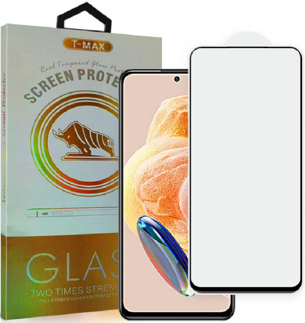 T-Max Premium 3D Tempered Glass Full Glue Fluid Despensing - Αντιχαρακτικό Γυαλί Οθόνης Xiaomi Redmi Note 12 Pro 4G - Black (