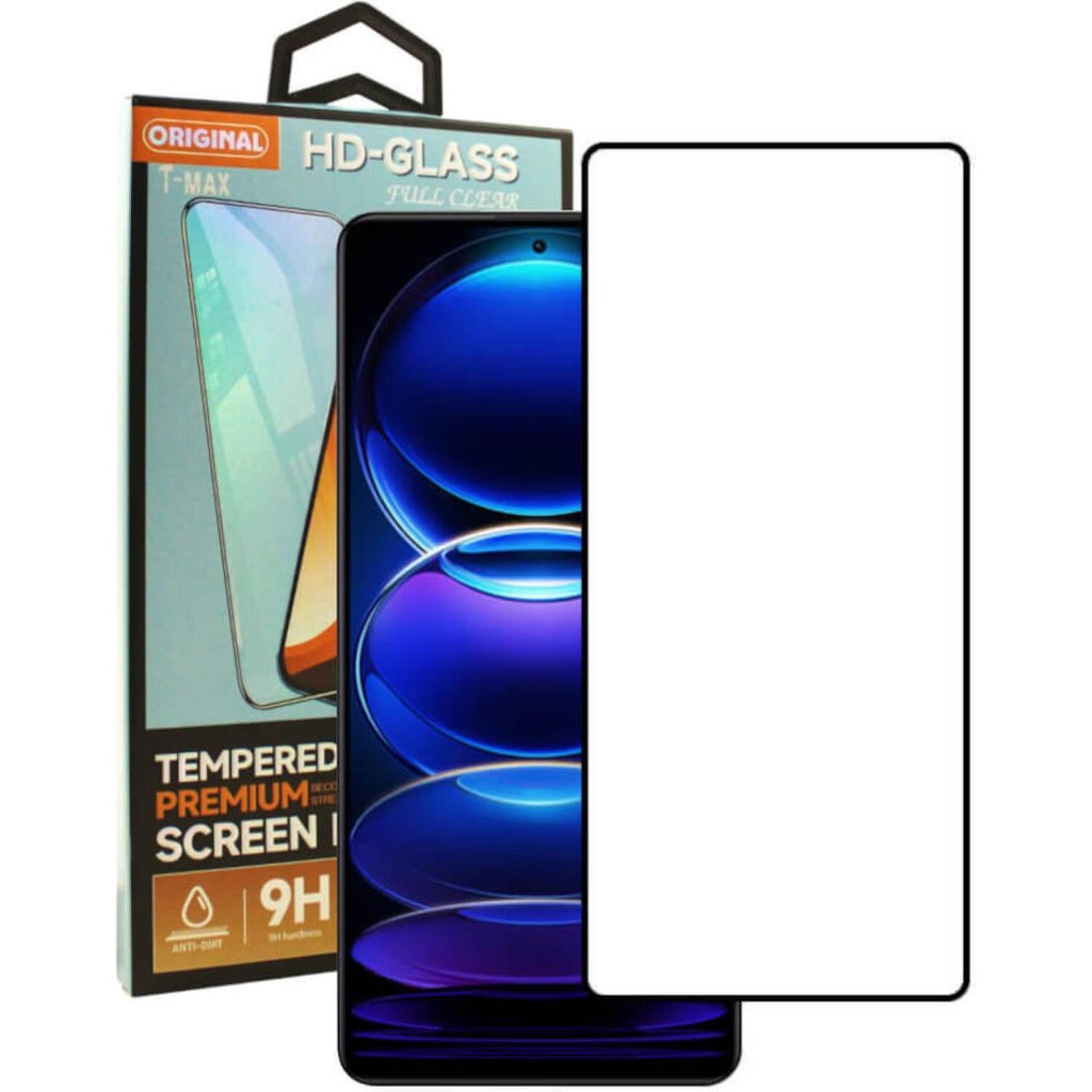 T-Max Premium 3D Tempered Glass Full Glue Fluid Despensing - Αντιχαρακτικό Γυαλί Οθόνης Xiaomi Redmi Note 12 Pro 5G / Poco X5