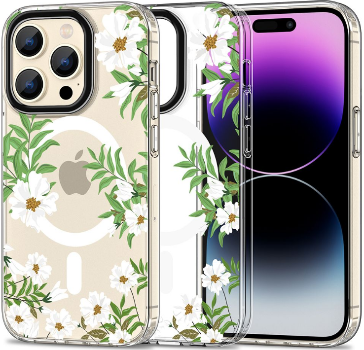Tech-Protect MagMood - Σκληρή Θήκη MagSafe Apple iPhone 15 Pro - Spring Daisy (9319456605396)