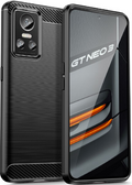 Tech-Protect Θήκη Σιλικόνης Carbon - Realme GT Neo 3 - Black (9589046921803)
