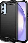 Techsuit Carbon Silicone - Θήκη Σιλικόνης Samsung Galaxy A54 - Black (5949419012646)
