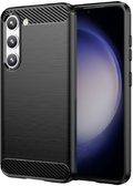 Techsuit Carbon Silicone - Θήκη Σιλικόνης Samsung Galaxy S23 - Black (5949419012677)