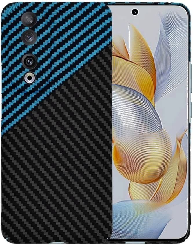 Techsuit Carbonite FiberShell - Σκληρή Θήκη Honor 90 - Blue Pulse (5949419213012)