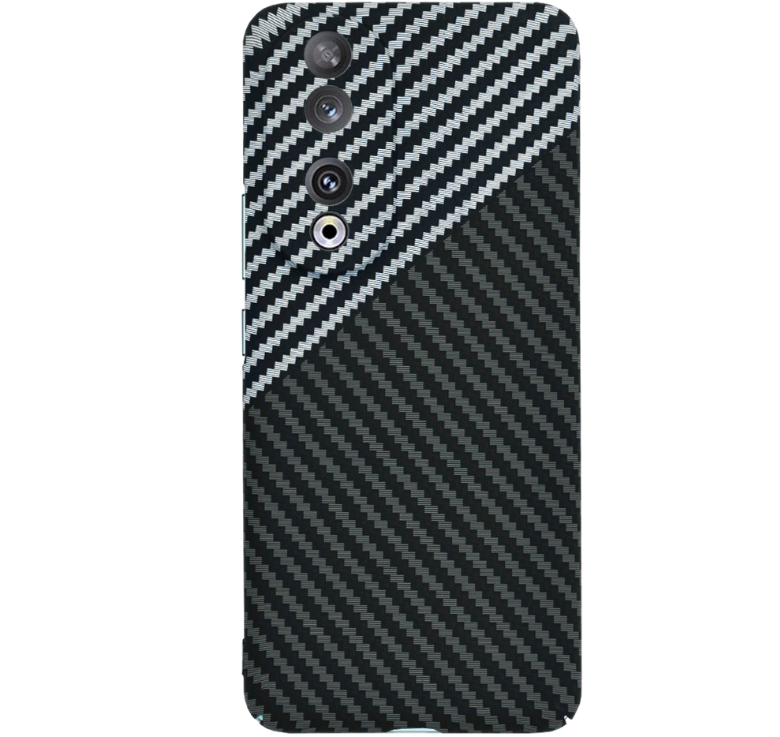 Techsuit Carbonite FiberShell - Σκληρή Θήκη Honor 90 - Stealth Gray (5949419213005)