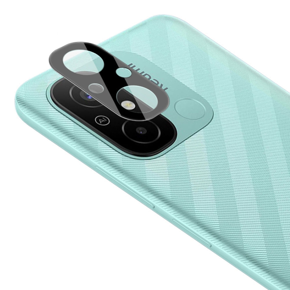 Techsuit Full Camera Tempered Glass - Αντιχαρακτικό Γυαλί Προστασίας για Φακό Κάμερας - Xiaomi Redmi 12C - Black (59494190713