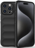 Techsuit Magic Shield - Θήκη Σιλικόνης Apple iPhone 15 Pro - Black (5949419111288)