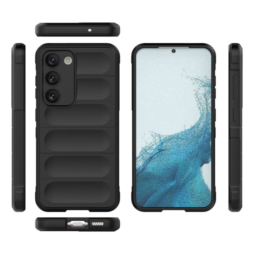 Techsuit Magic Shield - Θήκη Σιλικόνης Samsung Galaxy S23 - Black (5949419116146)