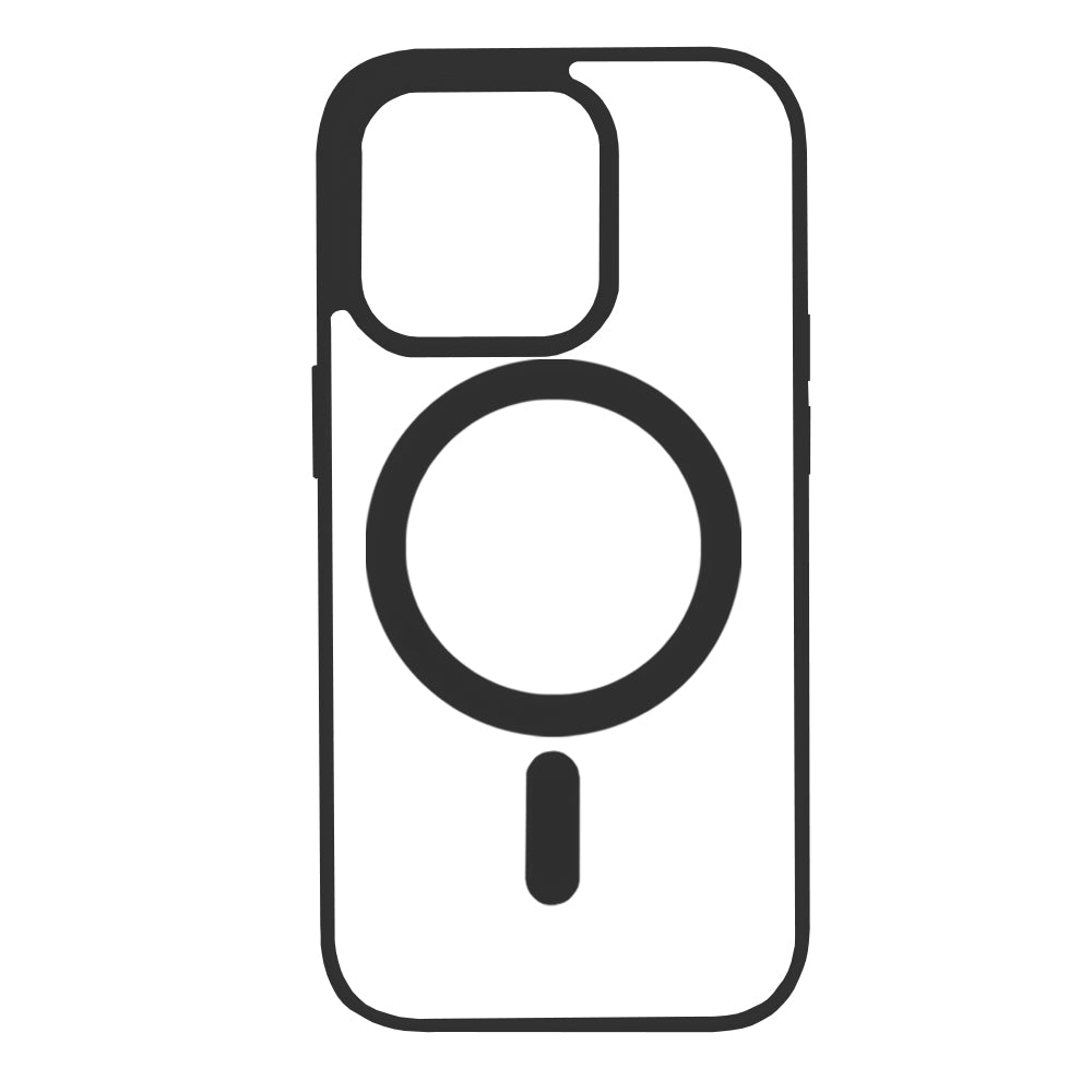 Techsuit MagSafe Pro - Σκληρή Διάφανη Θήκη MagSafe - Apple iPhone 14 Pro - Black (5949419002210)