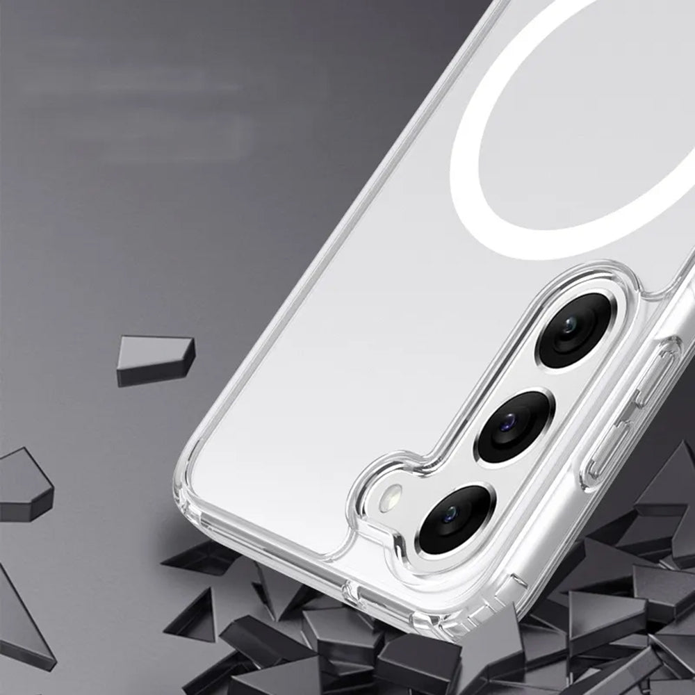 Techsuit MagSafe Pro - Σκληρή Διάφανη Θήκη MagSafe - Samsung Galaxy S23 - Transparent (5949419002074)