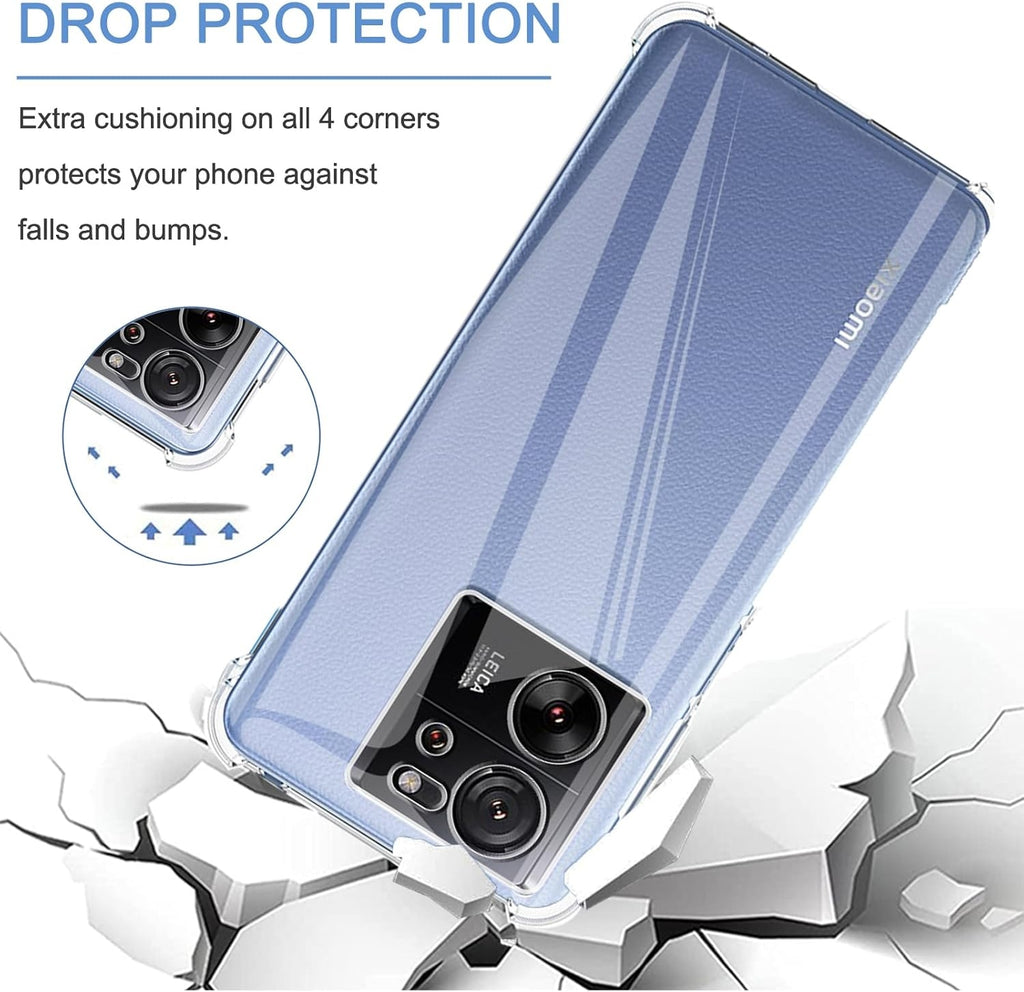 Techsuit Shockproof Clear Silicone - Διάφανη Θήκη Σιλικόνης - Xiaomi 13T / 13T Pro - Clear (5949419083356)