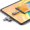 Techsuit THSM20 Dual USB-A 3.0 / USB-C Flash Drive 64GB Γκρι