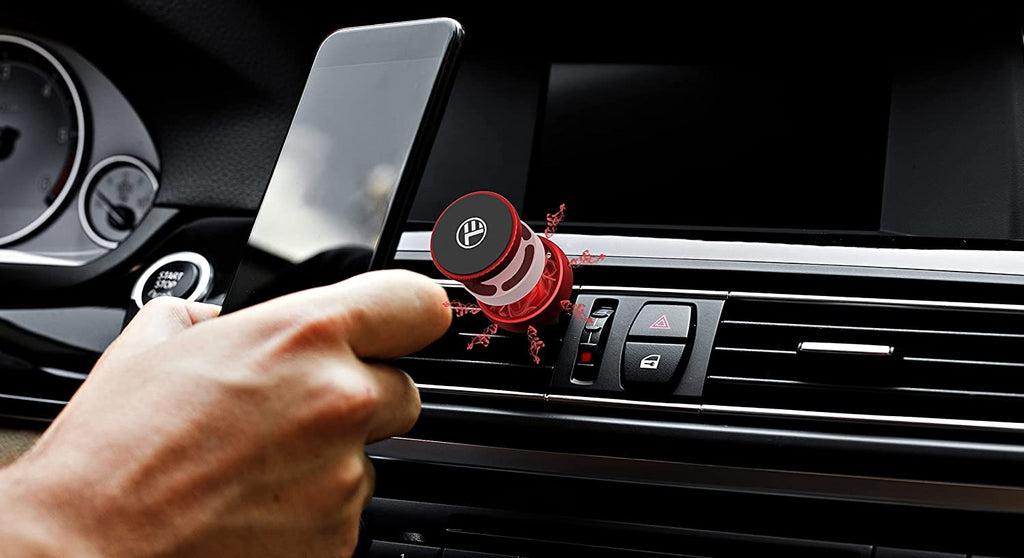 Tellur FreshDot Magnetic Holder - Μαγνητική Βάση Στήριξης Κινητών για Αεραγωγούς Αυτοκινήτου με Αρωματικό Αυτοκινήτου - Red /