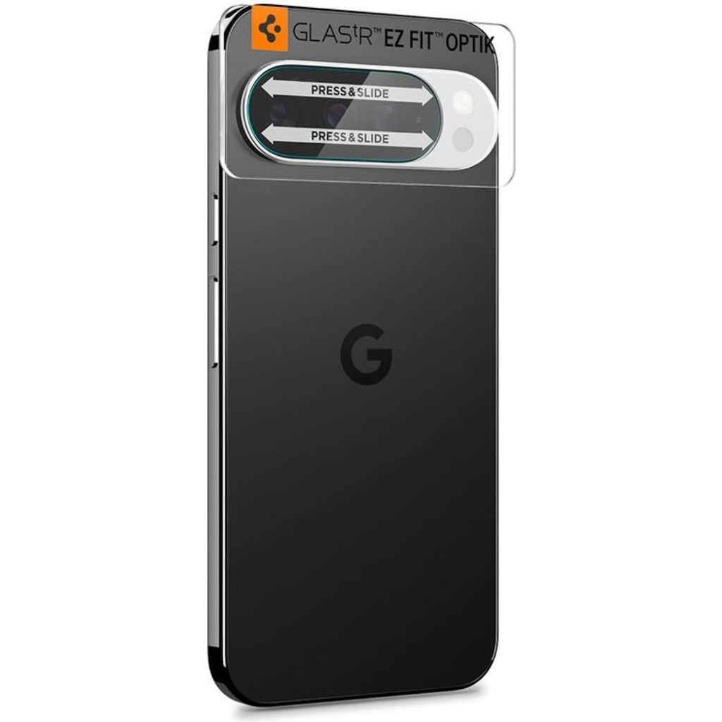 Tempered Glass Google Pixel 10 Pro Spigen GLAS.tR EZ Fit OPTIK Αντιχαρακτικό Γυαλί Προστασίας για Φακό Κάμερας 2 Τεμάχια - Cr
