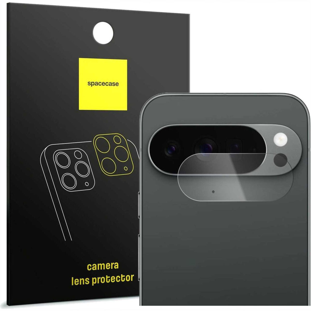 Tempered Glass Google Pixel 10 Pro XL Spacecase Camera Glass Lens Protector Αντιχαρακτικό Γυαλί Προστασίας για Φακό Κάμερας -