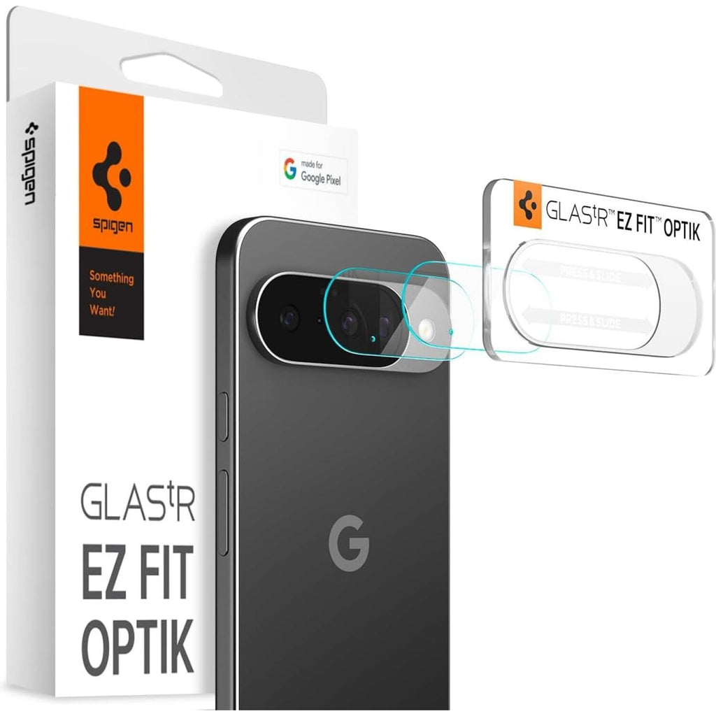 Tempered Glass Google Pixel 10 Spigen GLAS.tR EZ Fit OPTIK Αντιχαρακτικό Γυαλί Προστασίας για Φακό Κάμερας 2 Τεμάχια - Crysta