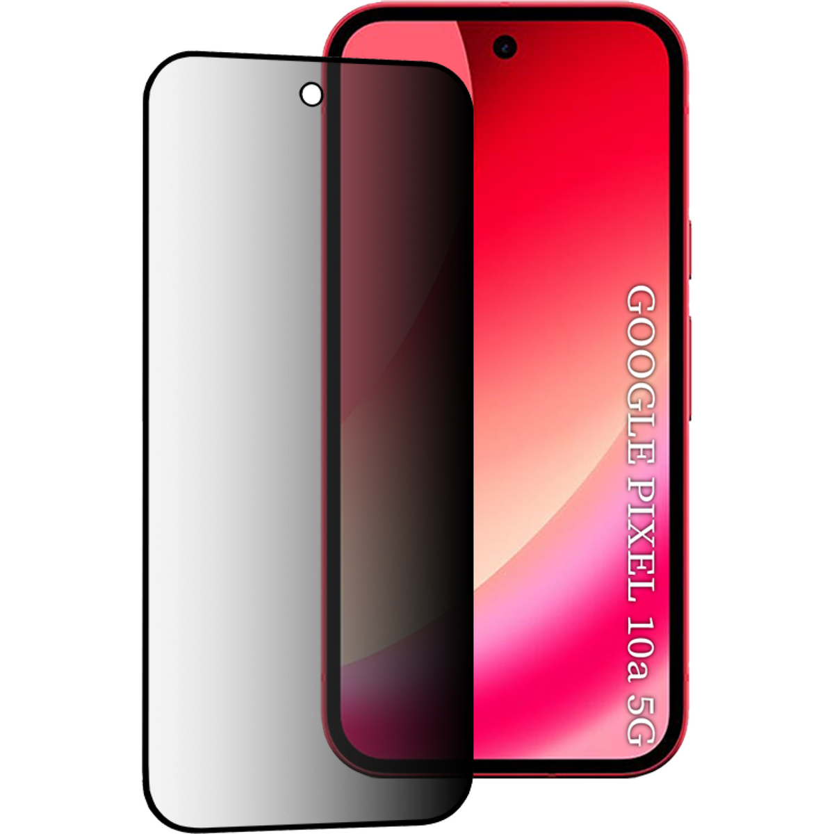 Tempered Glass Google Pixel 10a Techsuit 111D Privacy Full Glue Full Face Αντιχαρακτικό Γυαλί Προστασίας Απορρήτου Οθόνης - B